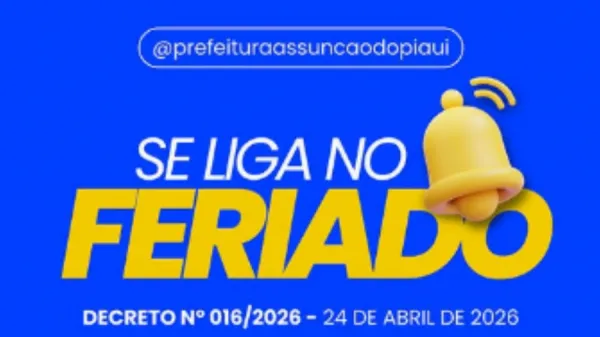 Assunção do Piauí altera expediente e serviços durante o Dia do Trabalho