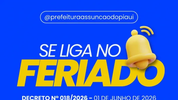 Feriado de Corpus Christi altera funcionamento da administração municipal