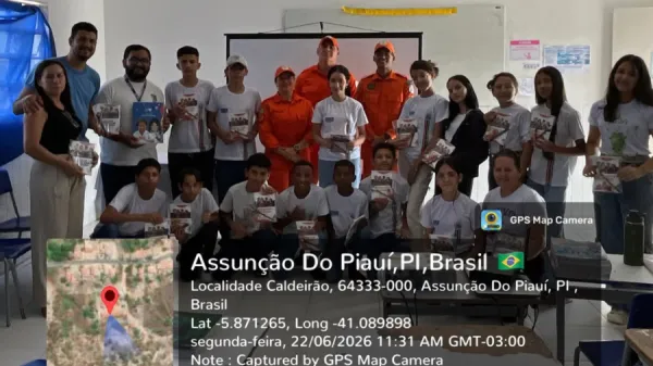 Programa Defesa Civil na Escola fortalece cultura de prevenção em Assunção do Piauí