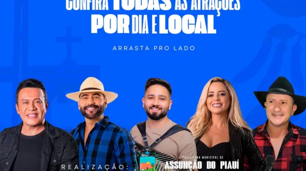 Festa do Feijão 2026 divulga line-up oficial com cinco atrações musicais
