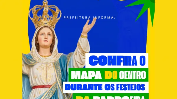 Festejos de Nossa Senhora da Assunção: Prefeitura orienta sobre mudanças no trânsito do centro