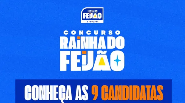 Conheça as candidatas que disputarão o título de Rainha do Feijão 2026