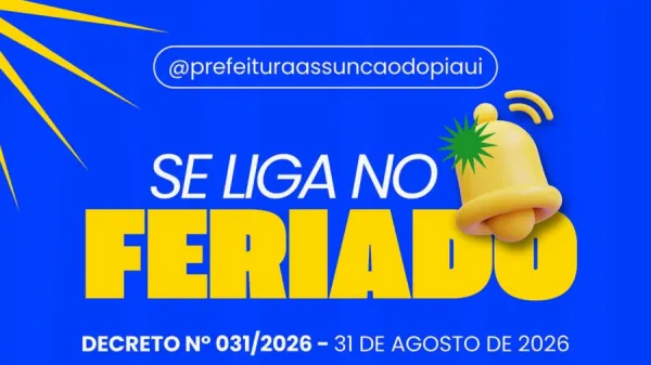 7 de Setembro: Prefeitura informa suspensão do expediente nos órgãos municipais